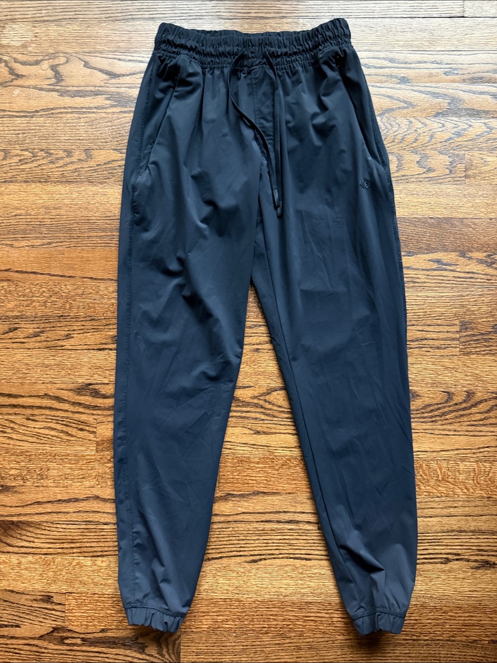 Leg3nd Men's Small Black Elastic-Waist Jogger Pants